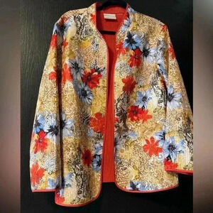 Alfred Dunner light weight jacket. Beautiful Vibrant colors